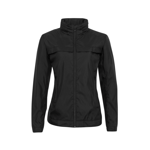 Black Executive Waterproof Windbreaker (ORION) For Women